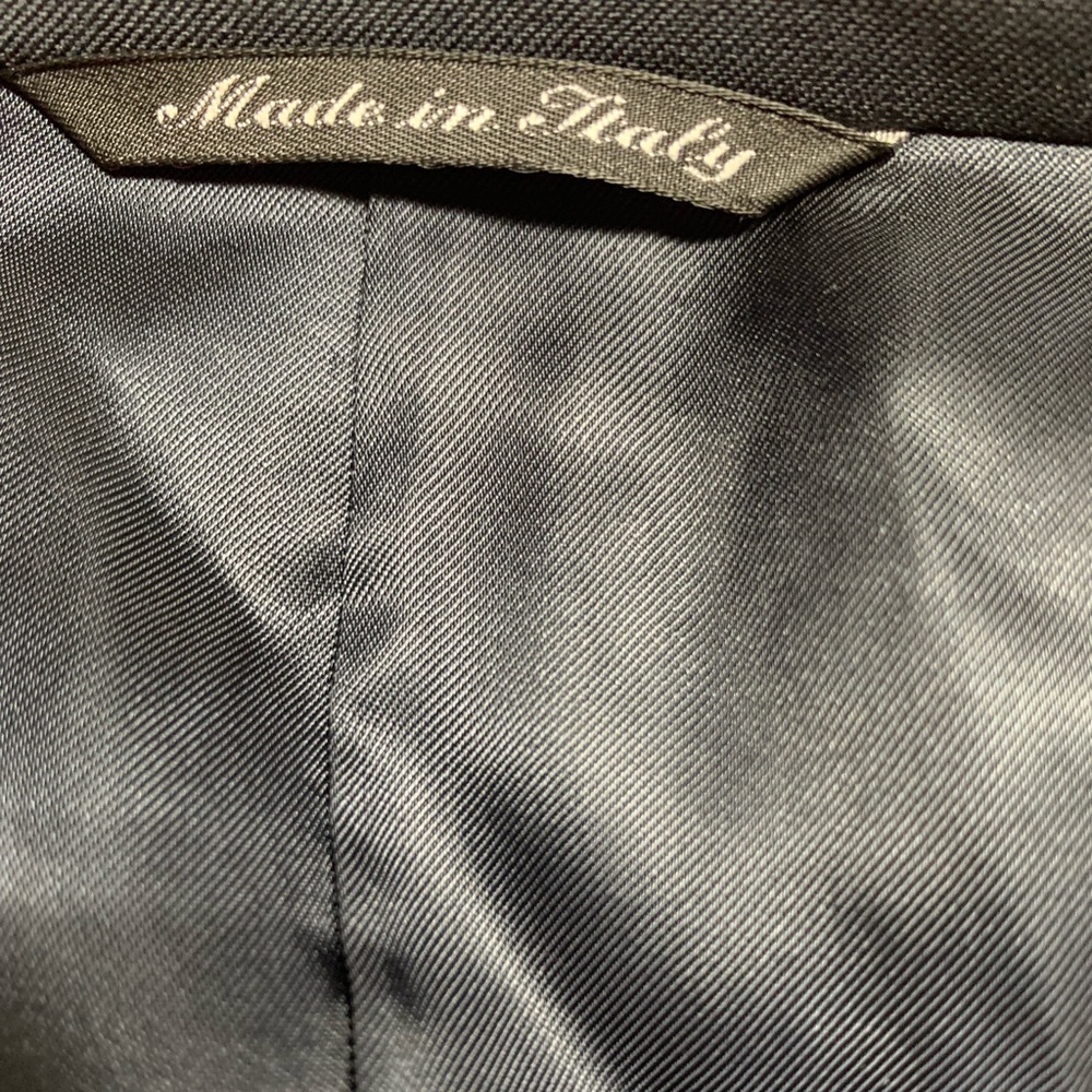 Canali Navy Wool Mitchells Westport Sport Coat Italy Size 48 R - Picture 10 of 10